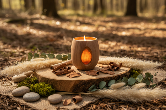 Bougie Bois de Santal - Parfum Chaleureux et Apaisant