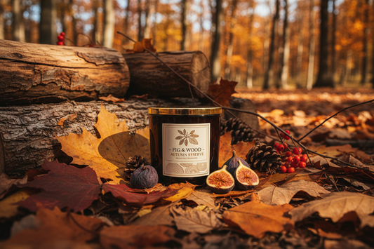 Bougie Parfumée Figue & Bois - Ambiance Naturelle et Chaleureuse
